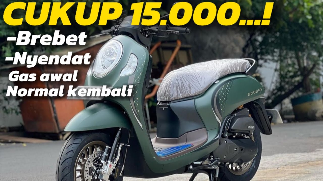 CARA MENGATASI GAS AWAL BREBET DI HONDA SCOOPY TERBARU 🔥