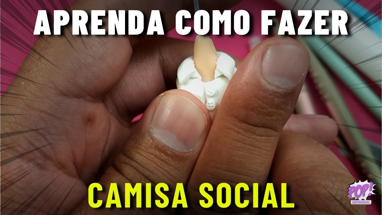 Dica para fazer Camisa Social com Terno ou Blazer em Biscuit