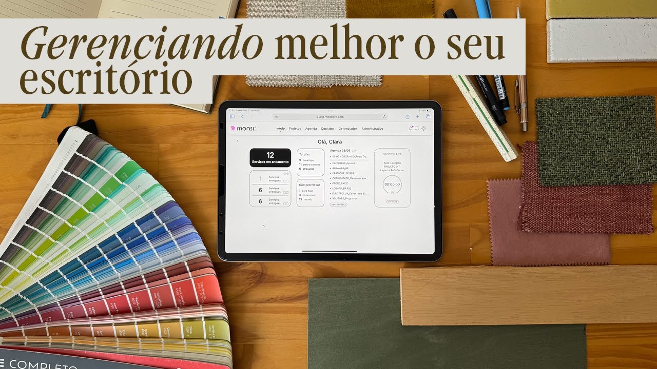 organização e gestão de escritório de arquitetura.