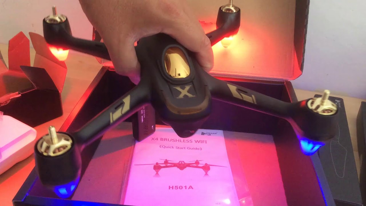 UNBOXING HUBSAN H501A X4 AIR PRO WAYPOINT FPV ITA