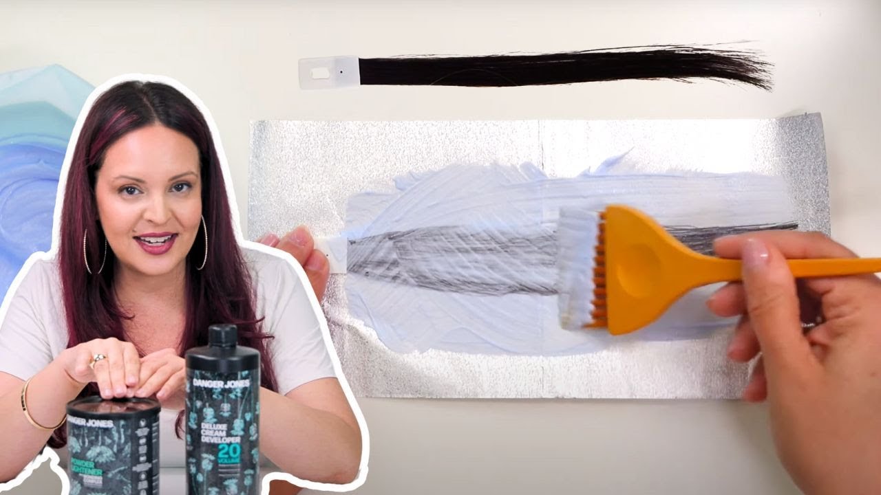 Testing Danger Jones Powder Lightener to see if it's the Best Hair Bleach on Dark Hair #hairbleach