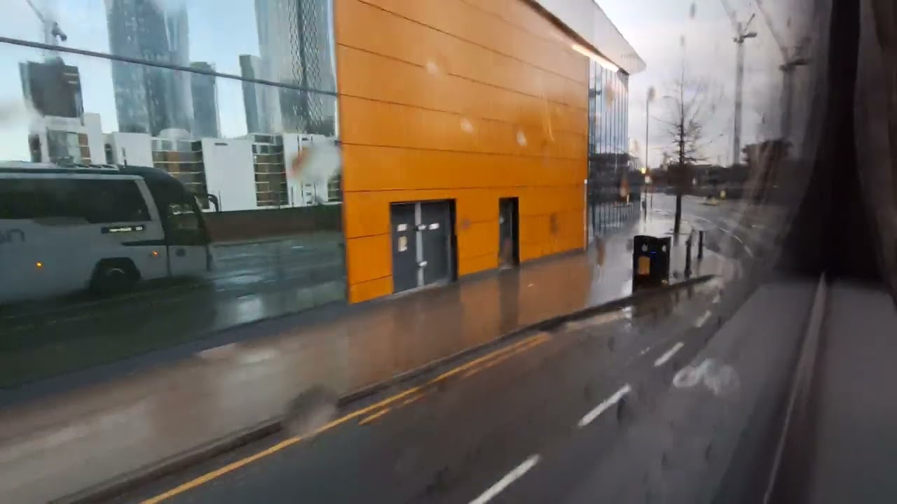 Coach leaving Manchester. Sunday 22nd February 2026
