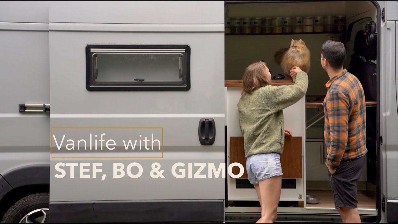 BTS of van life with YouTubers Stef & Bo
