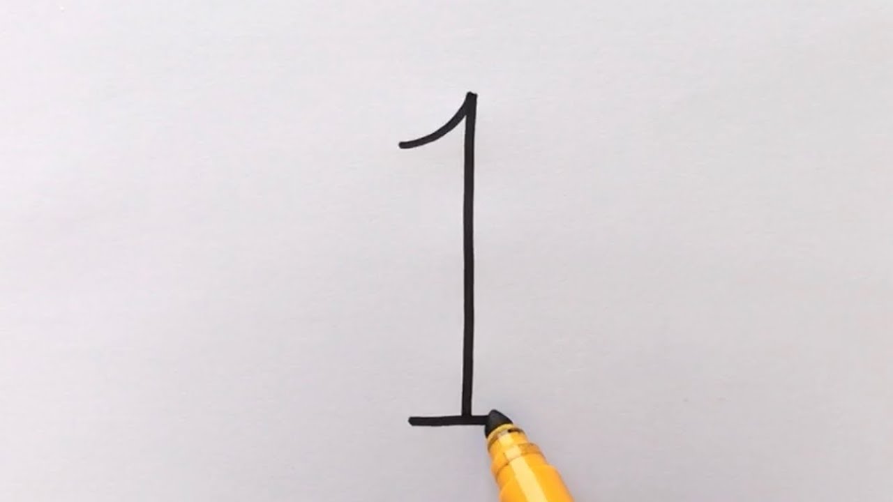 How to Draw a Candle from number  | Easy Drawing
