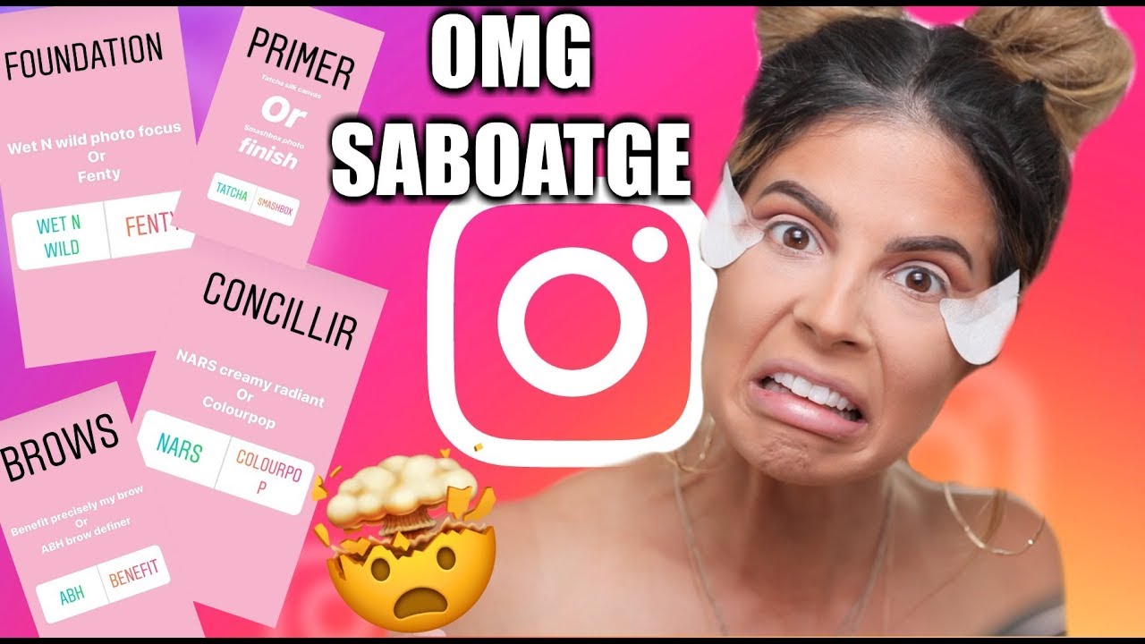 I LET MY SUBSCRIBERS PICK MY MAKEUP | SABOTAGE