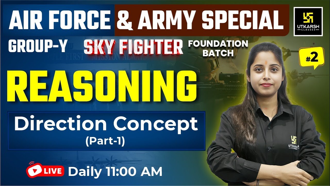 Air Force Y Group Reasoning | Army Reasoning Practice Set | REASONING Live Class | Priya Mam