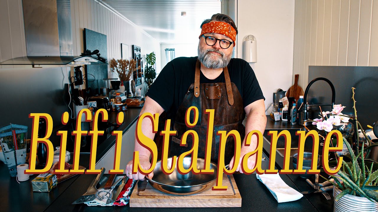 Slik lager du biff med fløtesaus i stålpanne –Førstegangsbruk og tips!