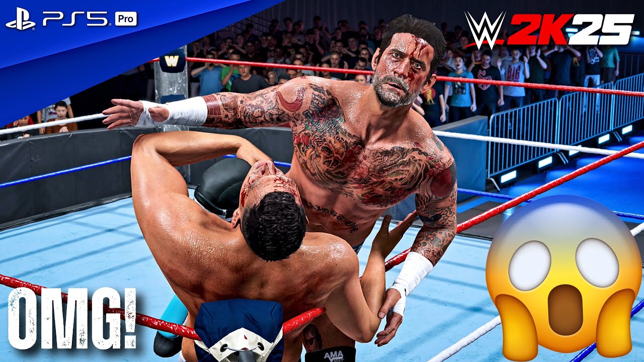WWE 2K25 - CM Punk vs. Gunther (c) - World Heavyweight Championship Match at SNME | PS5 Pro [4K60]