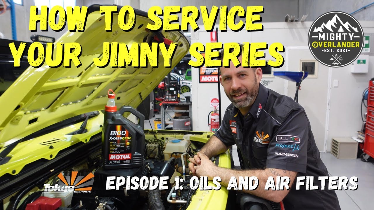HOW TO SERVICE YOUR JIMNY // JIMNY OIL CHANGE // JIMNY AIR FILTERS