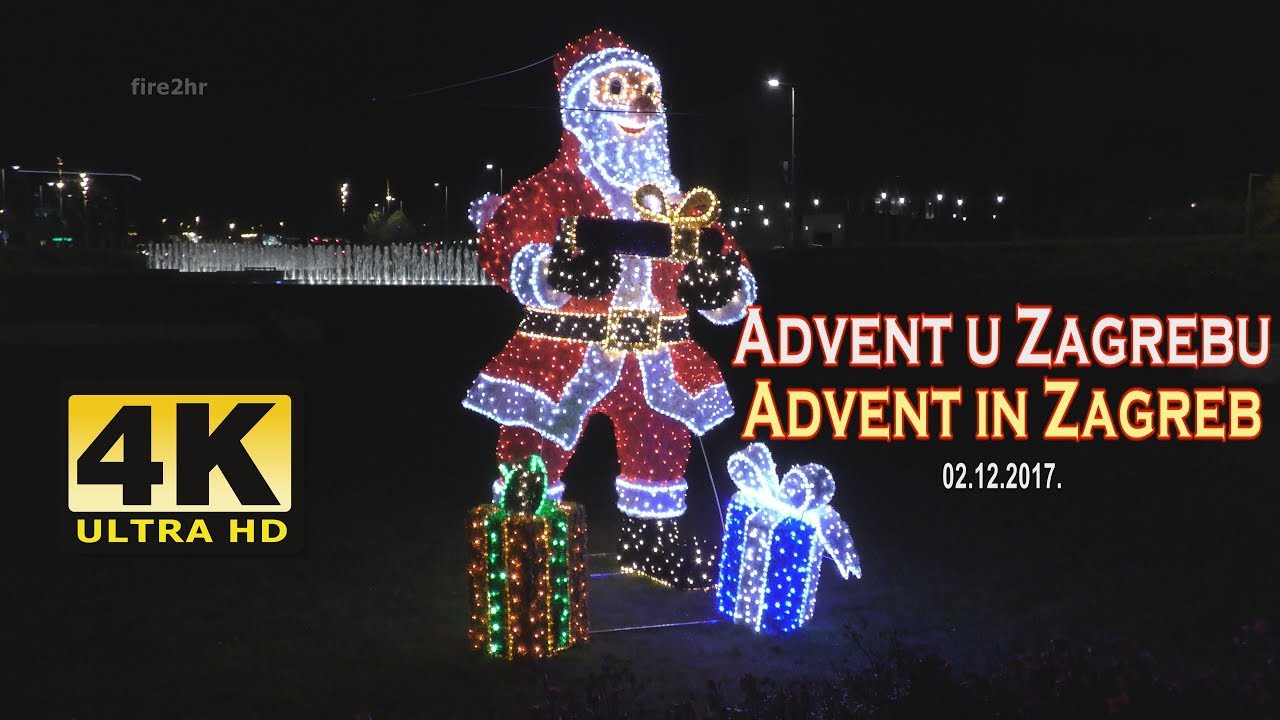 [4K] Advent u Zagrebu-Advent in Zagreb (02.12.2017.)