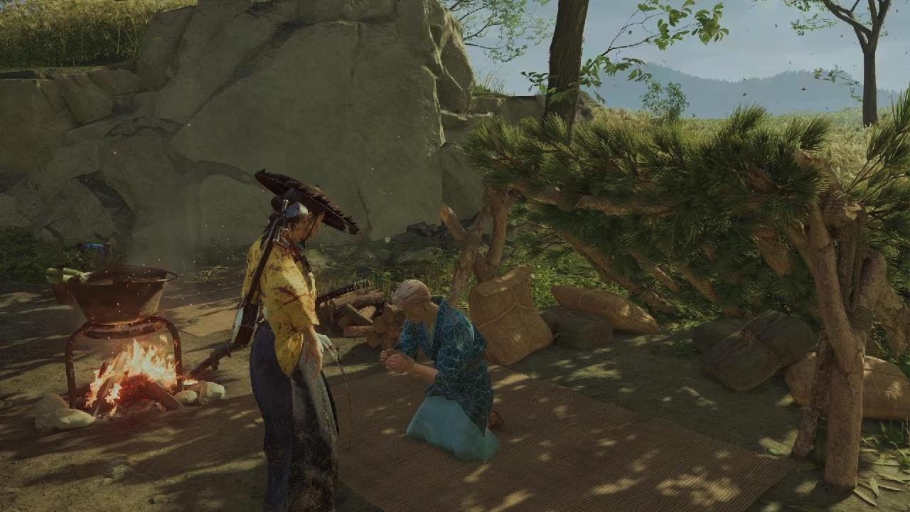 Ghost of Yōtei Gameplay still on chapter 1
