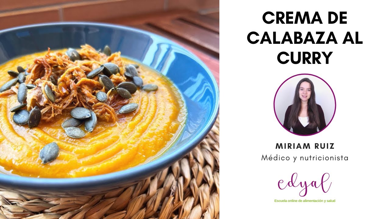 Crema de calabaza al curry