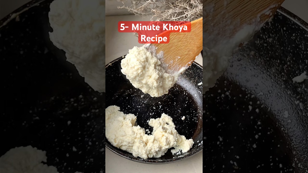 Turn Ricotta into Khoya in Just 5 Minutes! | Easy Mawa Recipe Abroad