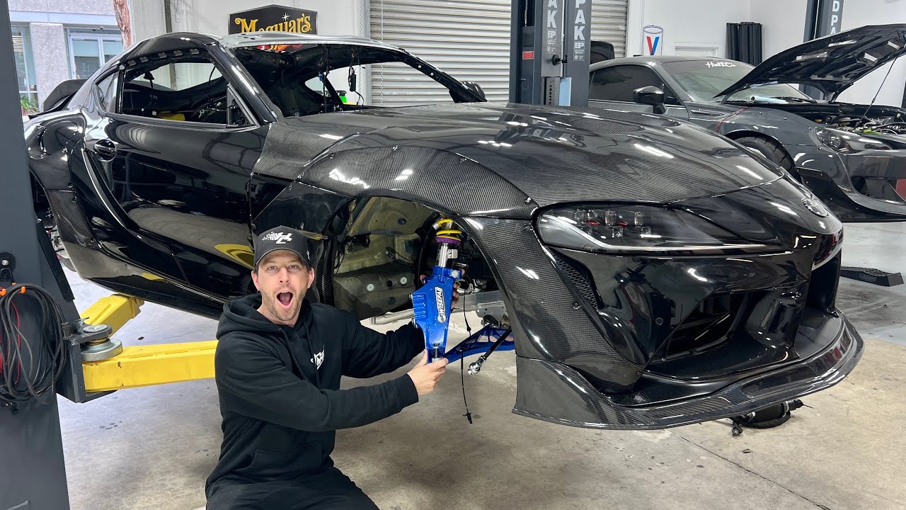 Превращаем мою Supra в гоночный дрифт-кар, Эпизод 5 — комплект углов Wisefab