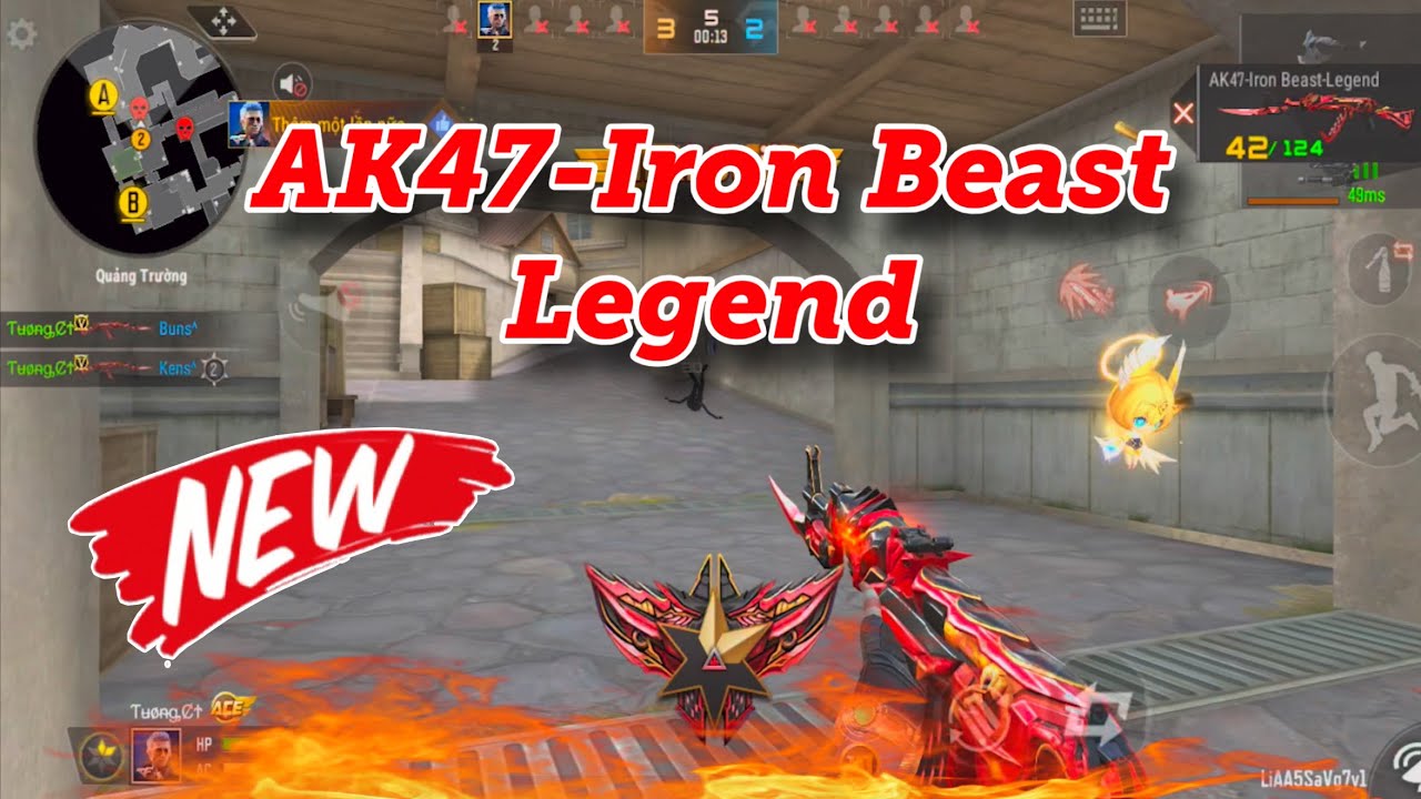 CF Legends | AK47-Iron Beast Легендарный ранг - Напряженное начало сезона! | Tuong CT