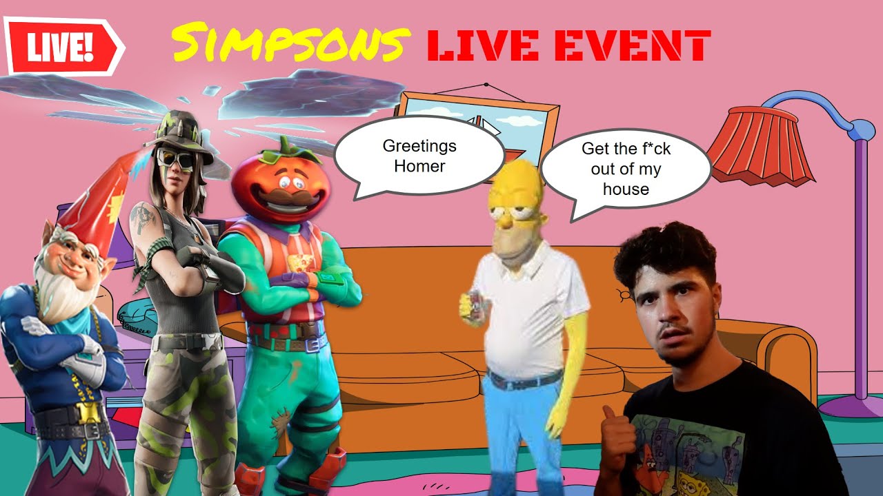 FORTNITE SIMPSONS EVENT + LORE!!!!!!!!!!!!!!!