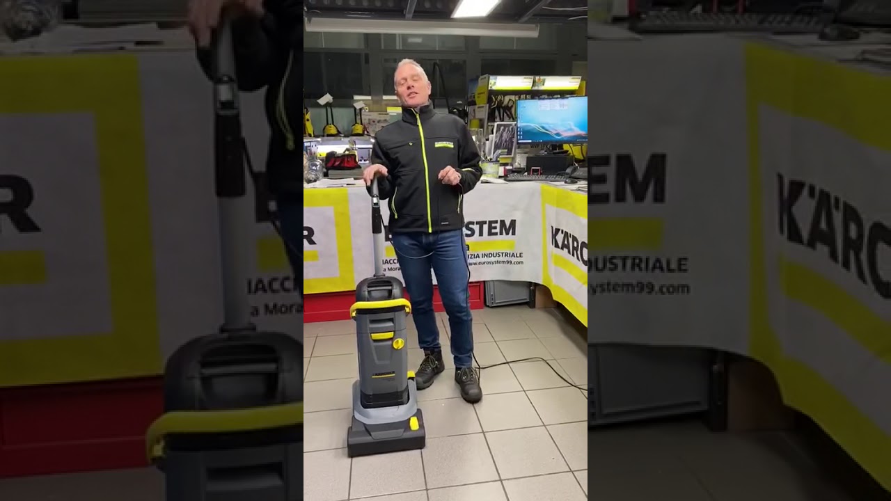 KARCHER EUROSYSTEM GENOVA - LAVASCIUGA PAVIMENTI A RULLI BR 30/4