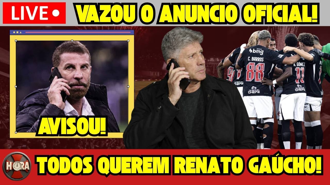 URGENTE!! FOI ANUNCIADO! AGITOU O ELENCO DO VASCO!