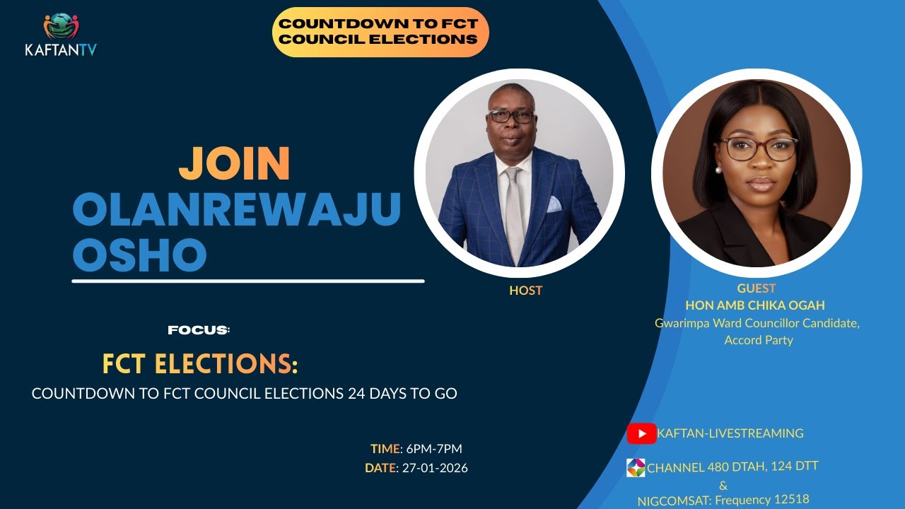 COUNTDOWN TO FCT COUNCIL ELECTIONS 24 DAYS TO GO