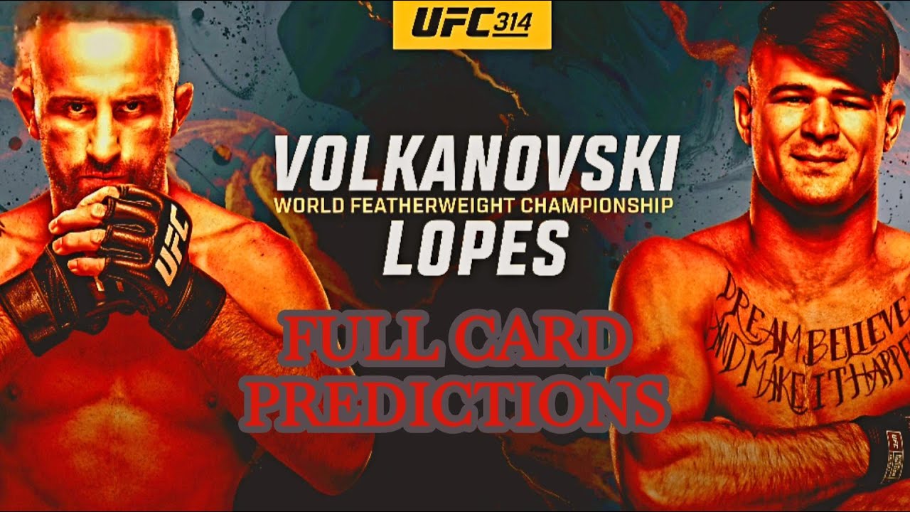 UFC 314 (Full Card) - Predictions