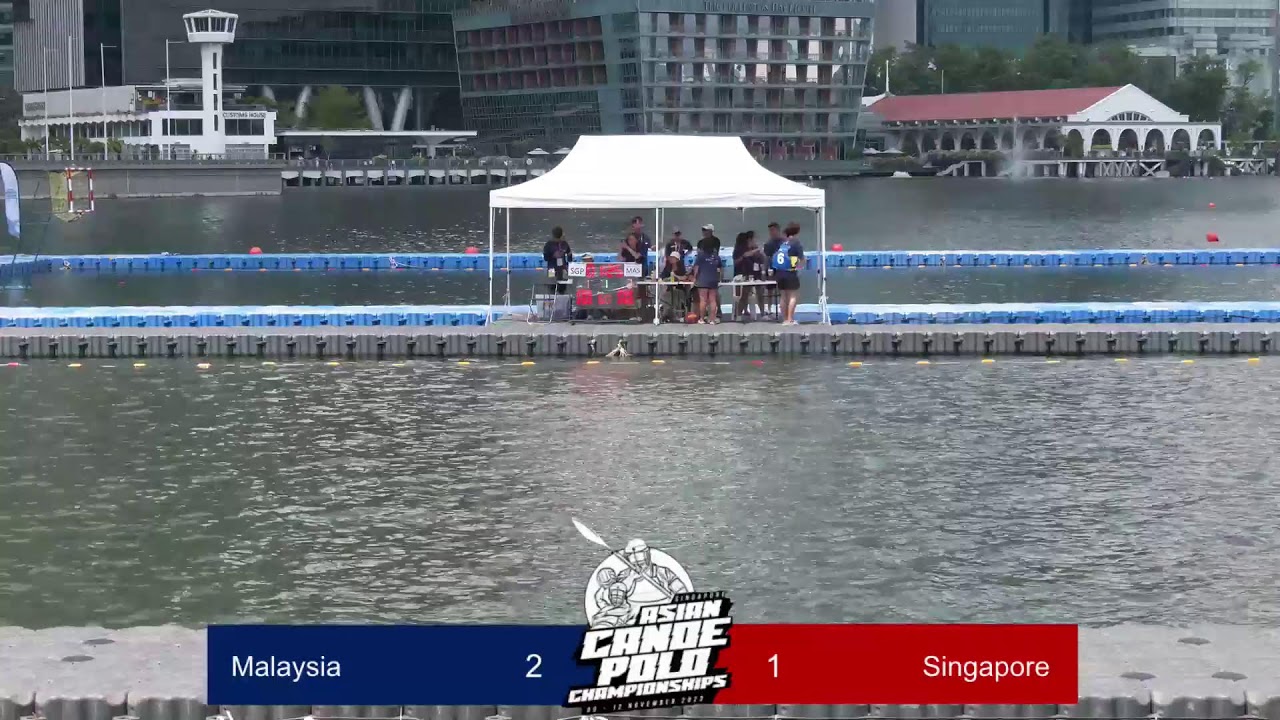 Day 3 of Asian Canoe Polo Championships 2023 - Part 1 (12 Nov 2023)