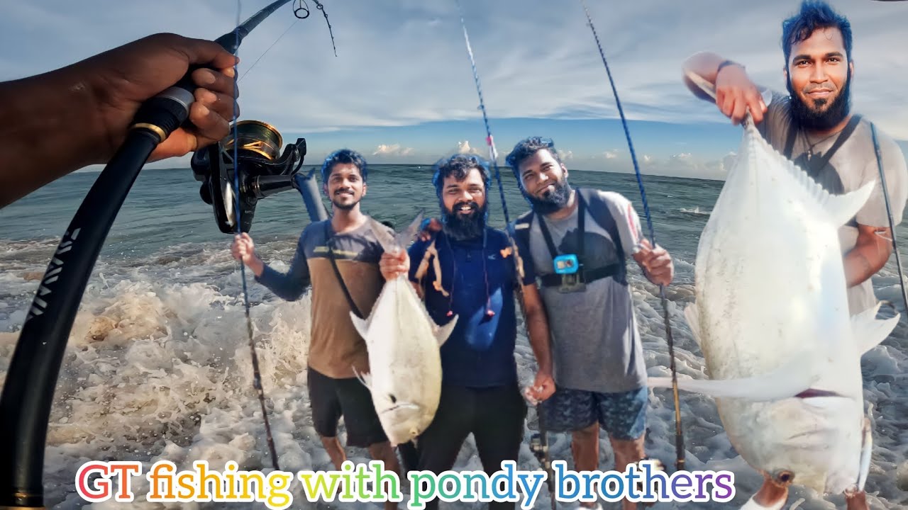 GT fishing with pondy brothers-நண்பர்களுடன் சேர்ந்து பாறை மீன் வேட்டை#gtfishing#youtube#kanyakumari