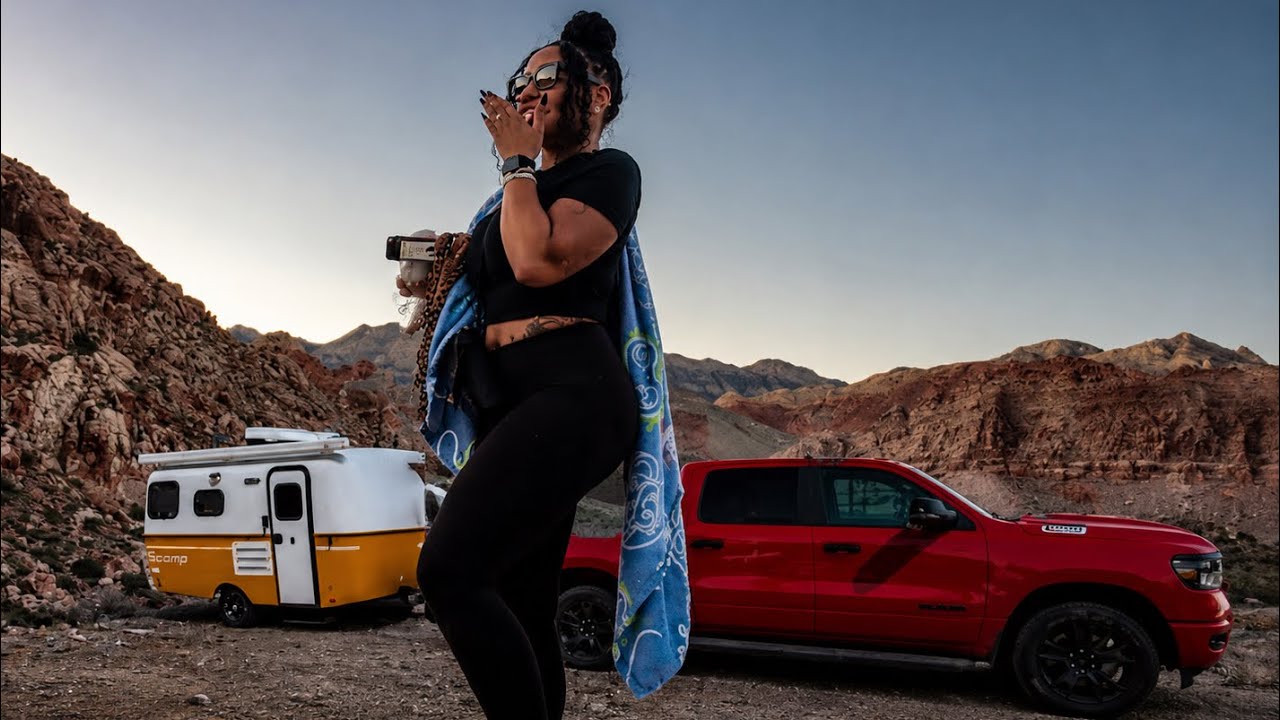 TINY RV Living | Camping Near Las Vegas… And Found THIS🔥