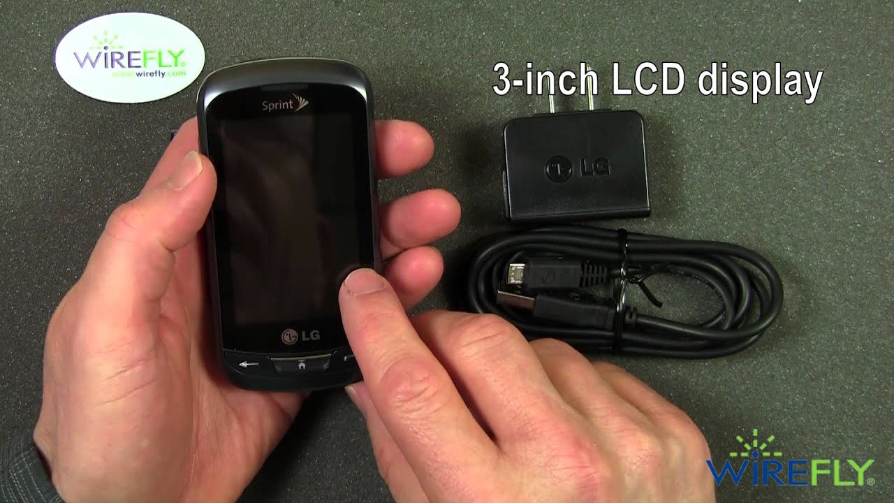 LG Rumor Reflex Feature Phone for Sprint Unboxing Review from Wirefly