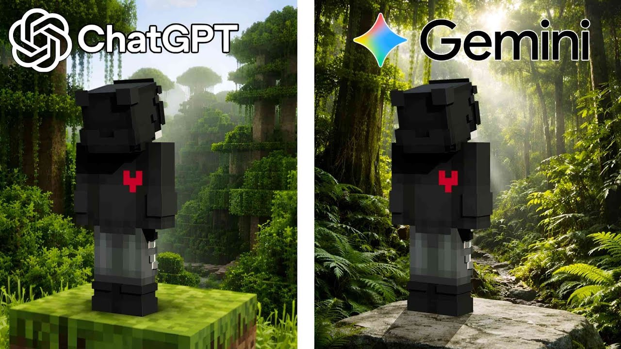 ChatGPT vs Gemini: Which Can Make A Better Version of Minecraft?