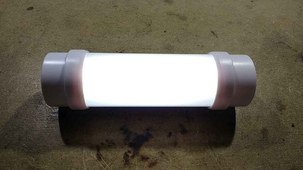 Inside a Q6M rechargeable LED camping light.