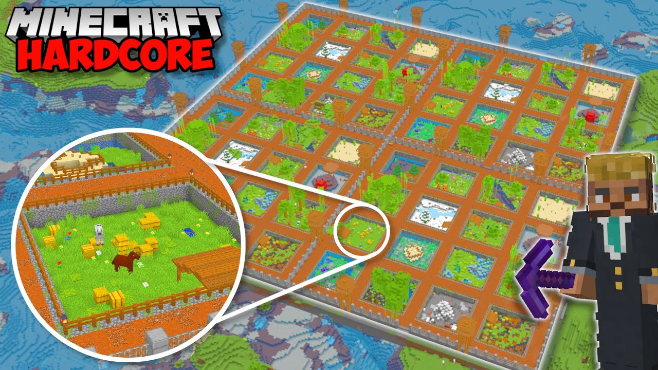 I Built THE WORLD'S BIGGEST ZOO in Minecraft 1.19 Hardcore (#68)