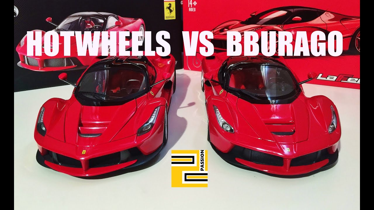 [Comparison] Ferrari LaFerrari 1:18 HotWheels Elite VS Bburago Signature Series
