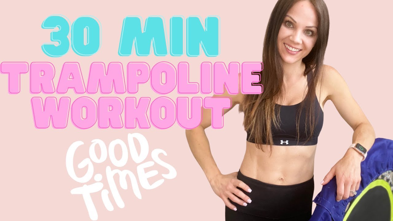 30 Minute Trampoline Workout || Rebounder Cardio Circuits (Burn 300+ Calories)