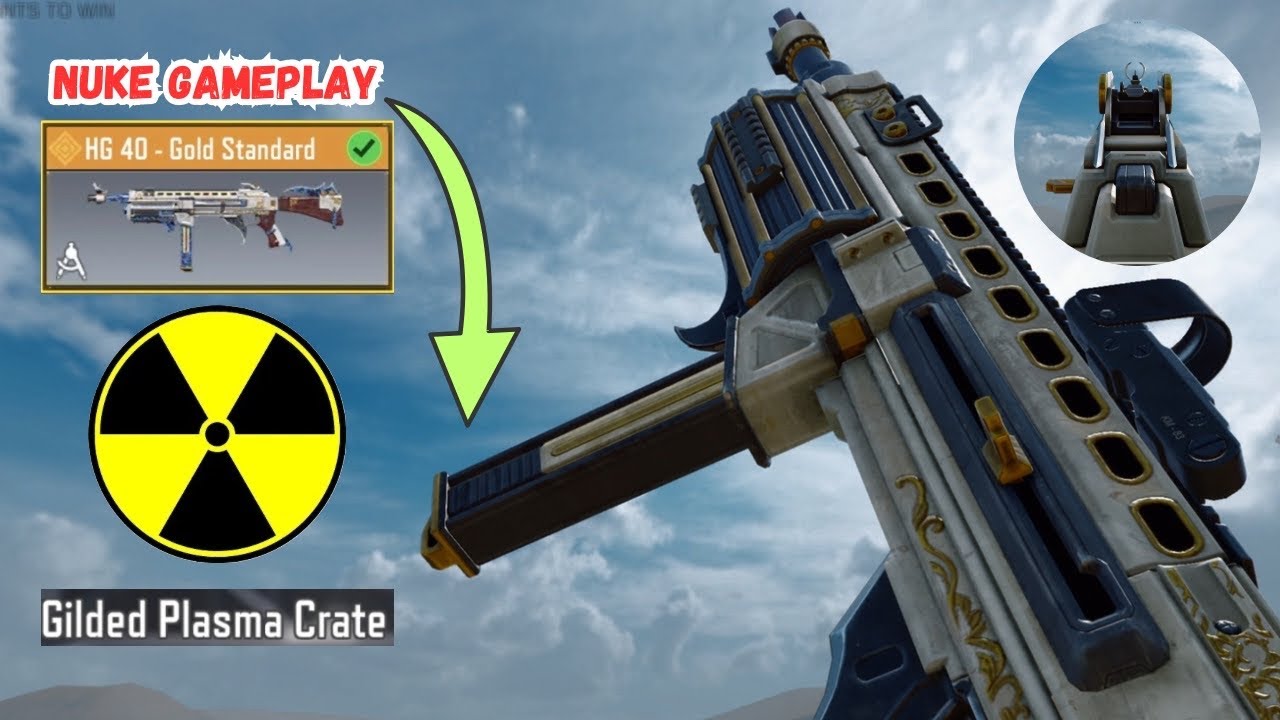 Legendary HG40-Gold Standard is back in GILDED PLASMA CRATE and I dropped a Nuke using that🎃🎃
