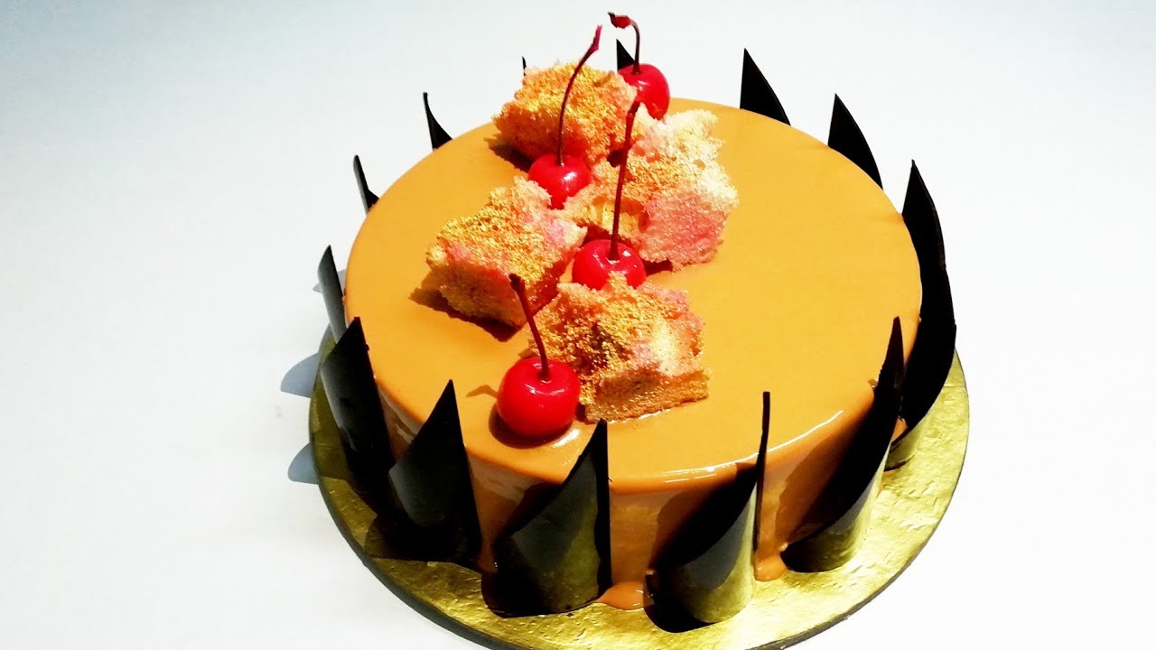 Basic new simple cake design - 62 (chocolate garnishing)