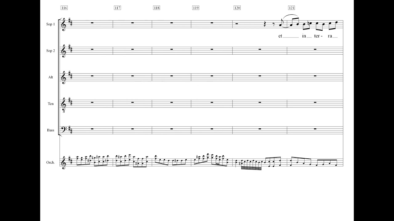 Messe in hMoll 04 Gloria in excelsis Einstudierung Alt