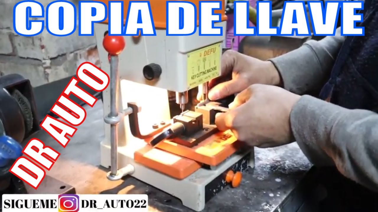 como hacer DUPLICADO DE LLAVE CON VERTICAL KEY CUTTING MACHINE 368A