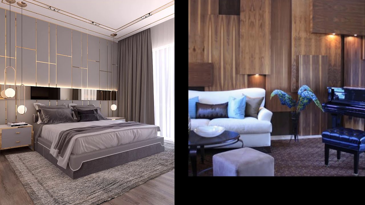 Modern 3D Wall Paneling Designs I Home interior wall decorating I Ideas & Collections 2020 I I.A.S.