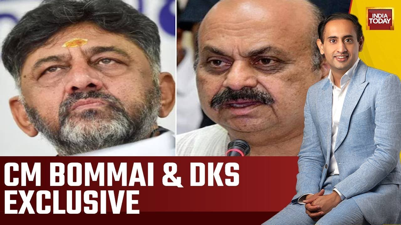 Newstrack With Rahul Kanwal Live: CM & His Challenger on India Today | CM Bommai & DKS Exclusive