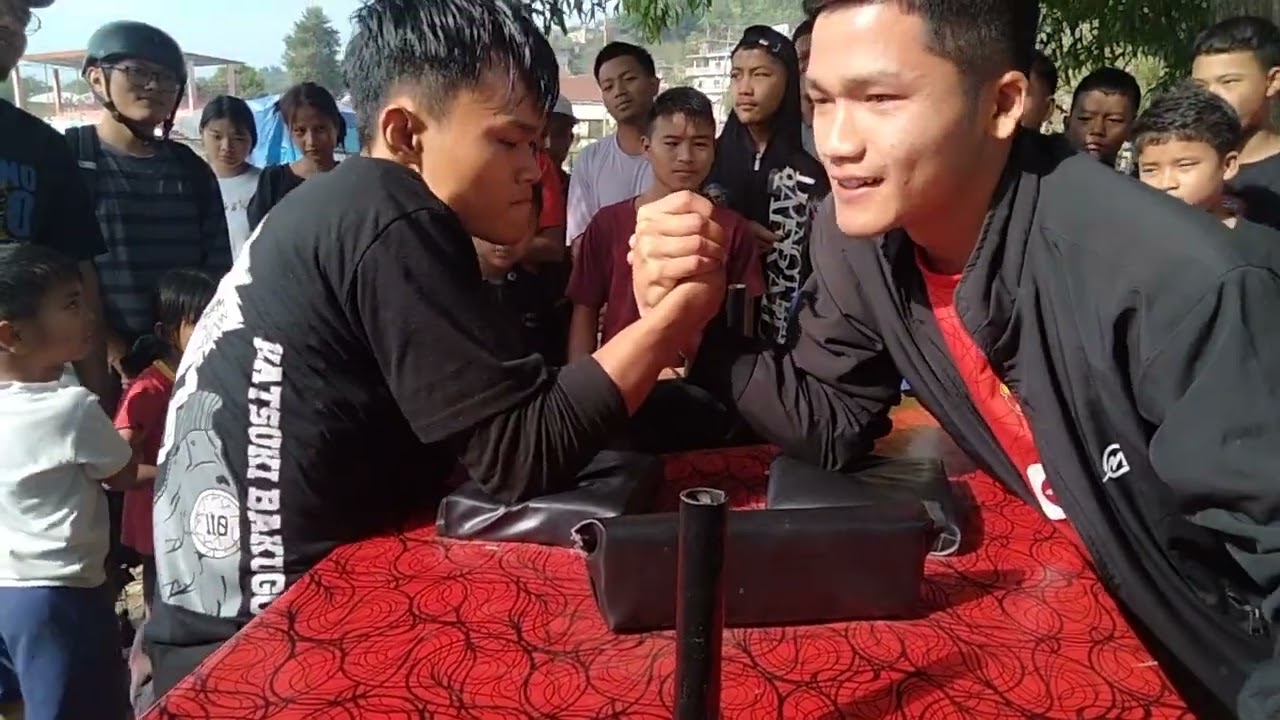 Thenzawl Arm Wrestling Public challenge