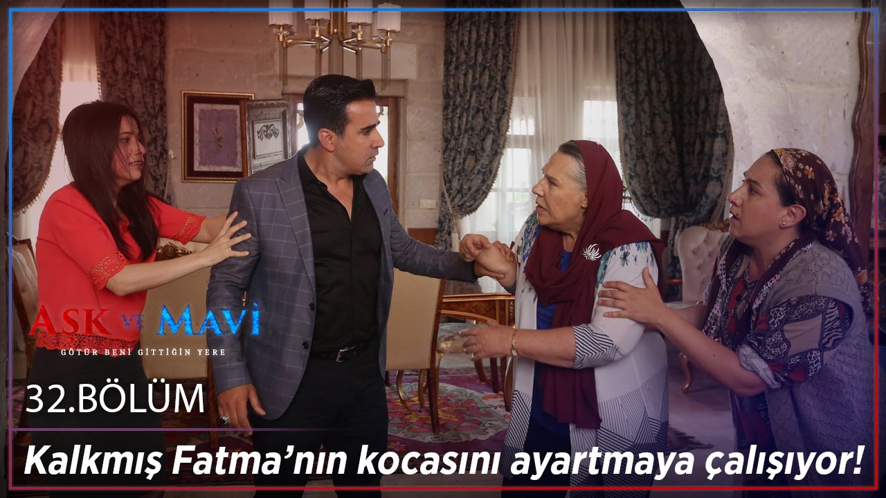 Aşk ve Mavi 32.Bölüm - Refika, Hatice’yi dövüyor!