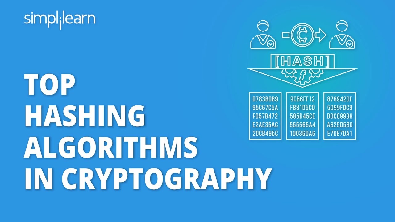 Top Hashing Algorithms In Cryptography | MD5 and SHA 256 Algorithms Explained | Simplilearn
