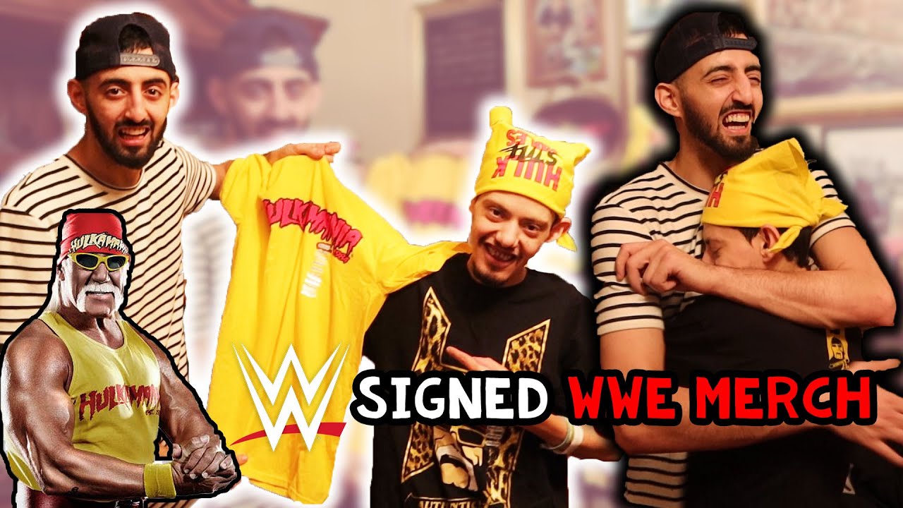 Surprised My Brother With Signed WWE Merch! (SuperFan)