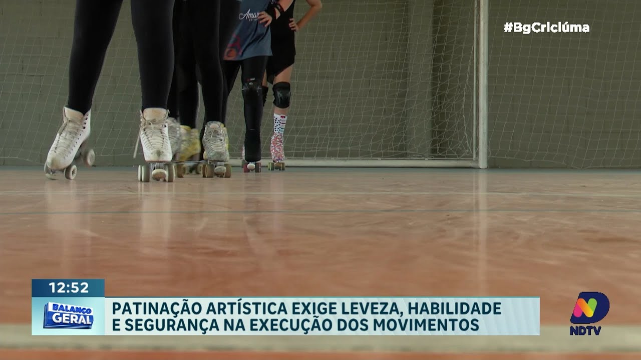 Patinação artística ganha novos adeptos e cresce em Criciúma