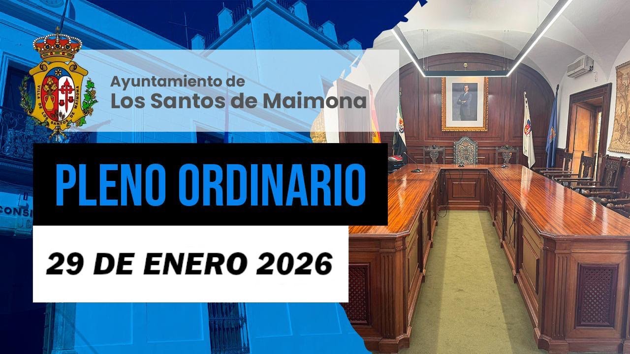 PLENO ORDINARIO 29.01.26