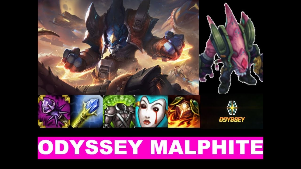 Odyssey Malphite Gameplay! League of Legends