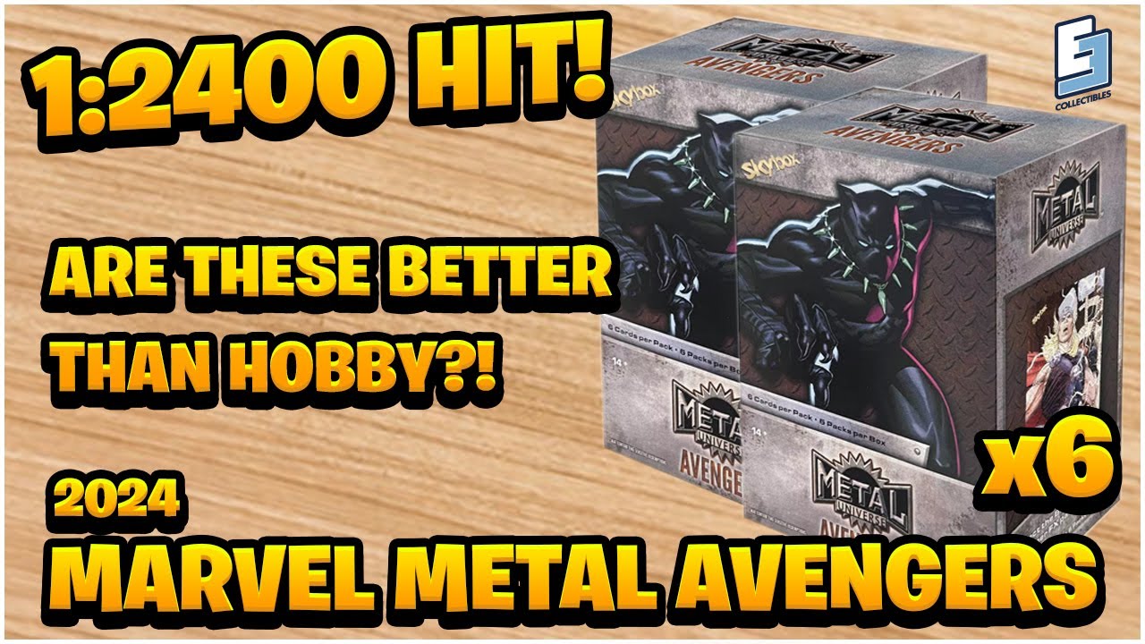 1:2400 HIT!! | Marvel Metal Avengers 2024 Blaster Boxes | ARE THESE BETTER THAN HOBBY?