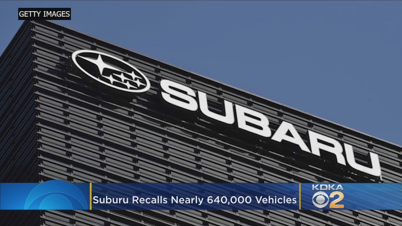 Subaru Recalls Nearly 640K Vehicles To Fix Stalling Problems