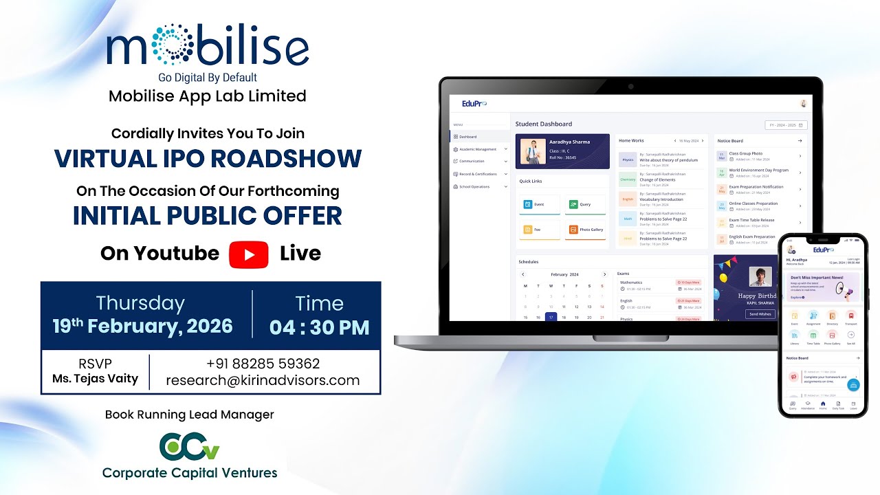 IPO Meet - Mobilise App Lab Limited