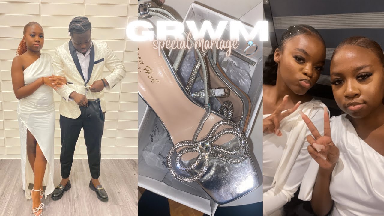 VLOG GRWM Spécial mariage 🥂🇭🇹( nails, répétition, hair, makeup.. )